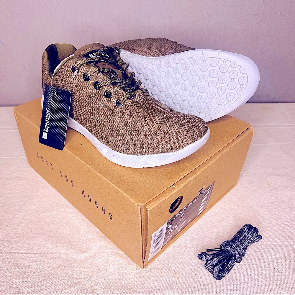 NOBULL TRAINER MENS 9 / WOMENS 10.5 OLIVE HEATHER / LT GREY CAMO